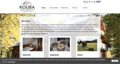 Desktop Screenshot of penzion-koliba.sk